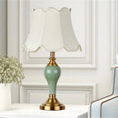 Axyaa Ceramic LED Desk Lamp for Home Office and Hotel Decor