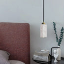 Axyaa Marble Small Pendant Lamp: Green, White, Black LED Ceiling Light