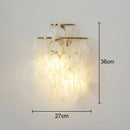 Axyaa Nordic Shell Wall Lamp for Modern Interiors
