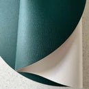 Axyaa Black Faux Leather Placemats: Reversible, Waterproof & Heat-Resistant