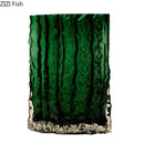 Axyaa Glacial Wrinkle Hydroponics Glass Vase for Modern Home Decor