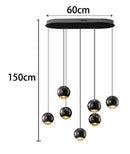 Axyaa LED Pendant Light Chandeliers for Living Room Staircase Indoor Lighting