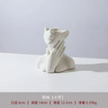 Nordic Ceramic Vases Set for Creative Flower Arrangements by Axyaa