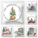 Axyaa Christmas Series Pillowcases for Festive Home Decor 40x40 50x50 60x60 35x35