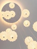 Axyaa Crystal Chandelier Ceiling Lamp LED Indoor Living Room Lighting