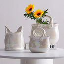 Axyaa Nordic Light Luxury Bags, Ceramic Decor, Dried Flowers, Vases for Home, Hotel, Exhibition Hall