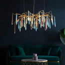 Axyaa Colorful Crystal Chandelier: Modern Luxury Italian Style Nordic Art Lamp