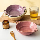 Axyaa Ceramic Bowl Set for Soup, Salad, Yogurt - High Value Tableware Plate
