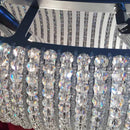 Axyaa Luxury Loft Chandelier: Modern Crystal Pendant Lights for Living Room.