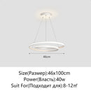 Axyaa Circular White LED Pendant Lamp for Home, Living Room, Dining Room, Bedroom