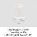 Nordic White LED Pendant Lamp by Axyaa - Minimalist Design for Home Decor