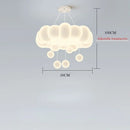 Axyaa Circular Cloud Acrylic LED Ceiling Lamp for Living Room Restaurant Bedroom