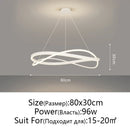 Axyaa Post-modern Pendant Lights for Minimalist Light Luxury Living Room