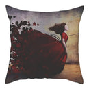 Axyaa European Style Cotton Linen Cushion Cover 45x45cm
