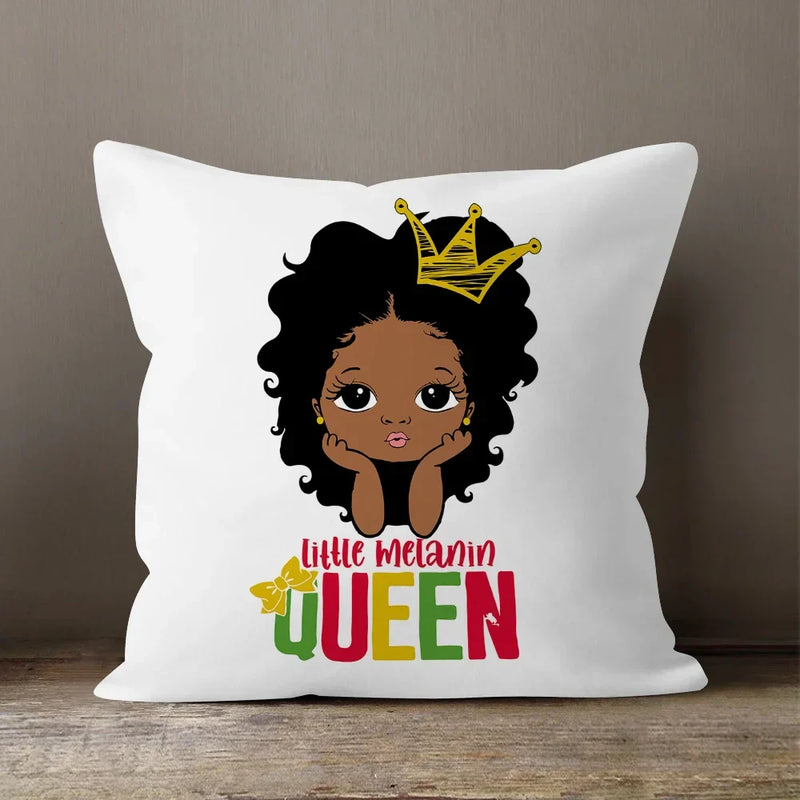 Axyaa Cartoon Girl Pillow Case: Soft Short Plush Cushion Cover for Sofa & Home Decor
