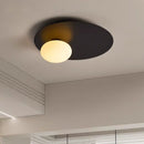 Axyaa Egg Glass Ceiling Light for Bedroom and Living Room Decor