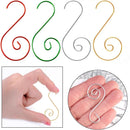 Axyaa Christmas S-Shaped Metal Hooks for Xmas Tree Ornaments and Decorations