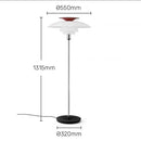 Axyaa Nordic Danish Glass Floor Lamp for Bedroom and Living Room Decor