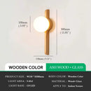 Axyaa Wabi sabi Style LED Glass Wall Light for Luxury Home Decor