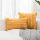 Cotton Linen Cushion Cover Set by Axyaa: Soft, Decorative Pillowcase for Living Room Sofa