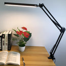 Axyaa LED Desk Lamp: Adjustable Double Swing Arm, Dimmable, Eye-Caring Light