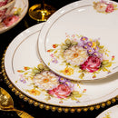 Axya™ European Style Bone Dinnerware Set with Utensils
