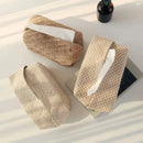 Axyaa Cotton Linen Tissue Box Holder, Home Decor Handkerchief Container & Napkin Paper Bag