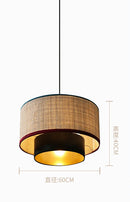 Axyaa Natural Rattan Pendant Light for Dining Living Room Home Decor