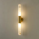 Axyaa Marble & Copper Wall Lamp for Modern Luxury Living Room & Bedroom.