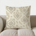 Axyaa Floral Pattern Decorative Throw Pillow Cover for Sofa, Bedroom, Car