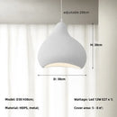 Axyaa Nordic LED Pendant Chandelier - Elegant Dining Room Lighting