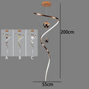 Axyaa Modern Light Luxury Staircase and Living Room Pendant Lights