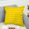 Axyaa Building Blocks Cushion Cover - 45*45 Decorative Pillowcase for Bed & Lounge Chairs