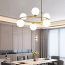 Axya Modern Glass Ball Pendant Lights with Adjustable Height & G9 Bulb
