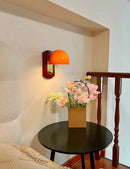 Axyaa Vintage Glass Wall Sconces: French Bedside Lamp for Bedroom or Living Room