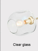 Axyaa Nordic Glass Pendant Chandelier for Living Room Bedroom Decor