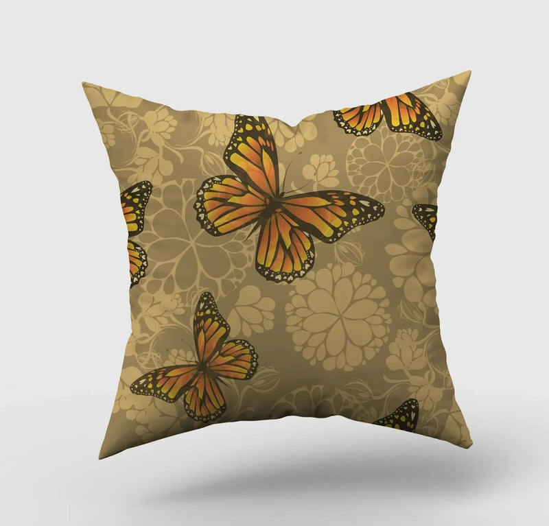 Axyaa Cartoon Butterfly Print Pillowcase 45*45cm