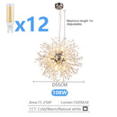 Axyaa Modern Dandelion LED Chandelier for Home Decoration
