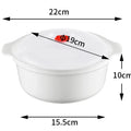 Axyaa Heating Fresh Keeper Box with Lid - Kitchen Bowl for Steamed Bun