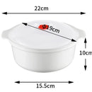 Axyaa Heating Fresh Keeper Box with Lid - Kitchen Bowl for Steamed Bun