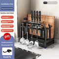 Axyaa Stainless Steel Knife Holder Stand & Utensil Storage Rack