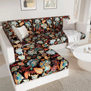 Axyaa Stretch Sofa Seat Cover: Adjustable Couch Slipcover for 1/2/3 Seater.