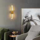 Axyaa Gold LED Wall Sconce Lighting for Modern Indoor Decor