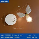 Axyaa French Feather Wings Bird Wall Lamp for Home Decor