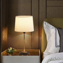 Axyaa Gold Metal Table Lamp LED Lighting Simple Creative Study Room Lights