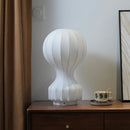 Axyaa Cocoon Design LED Silk Table Lamp - Japanese Style Living Room Decor