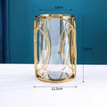 Axyaa Glass Vase Hydroponics Flower Pot Desk Decoration - Room Aesthetic Decor