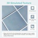 Axyaa 3D Tile Stickers, Waterproof Self-Adhesive Backsplash for Kitchen & Bathroom