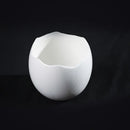 Axyaa Egg Shell Ceramic Soup Bowl Set - Solid Color Snack & Dessert Bowls
