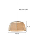 Axyaa Rustic Hemp Rope Pendant Light for Dining Table, Bar Counter, Bedroom